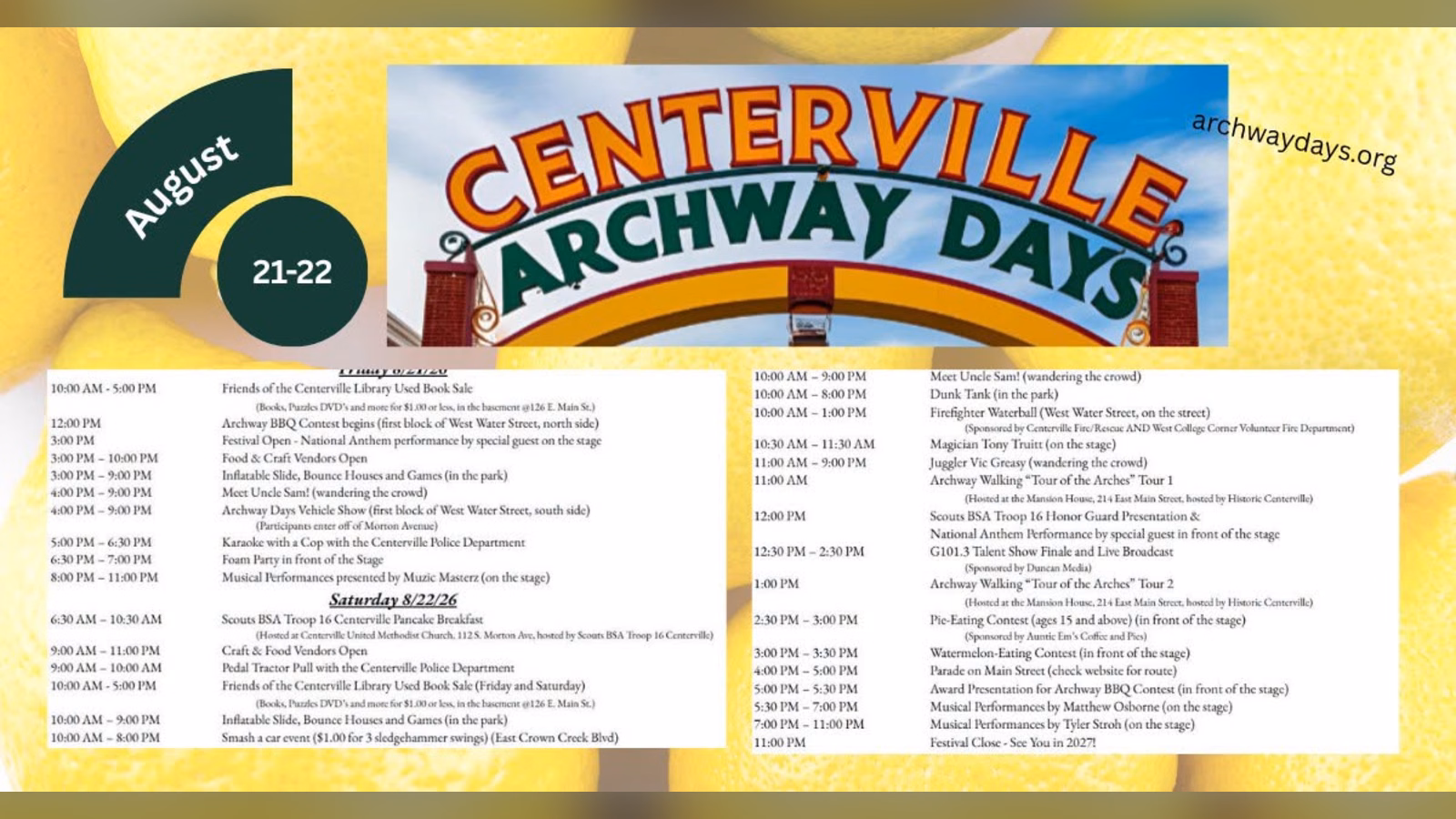 Archway Days Festival