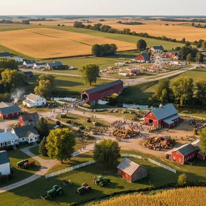 Western Indiana covered bridges festivals - 111 agricultural heritage festivals, county fairs, and rural community celebrations with traditional red barns
